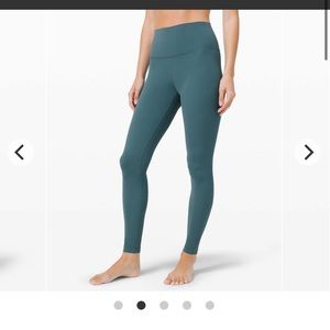 Lululemon Desert Teal Align Pant 25